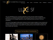 Tablet Screenshot of luxesf.com